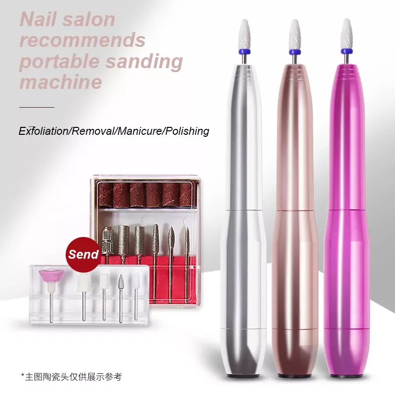 

2023NEW Nail Drill Machine Manicure Milling Cutter Set Nail Files Drill Bits Gel Polish Remover Tools Electric Manicure Drill