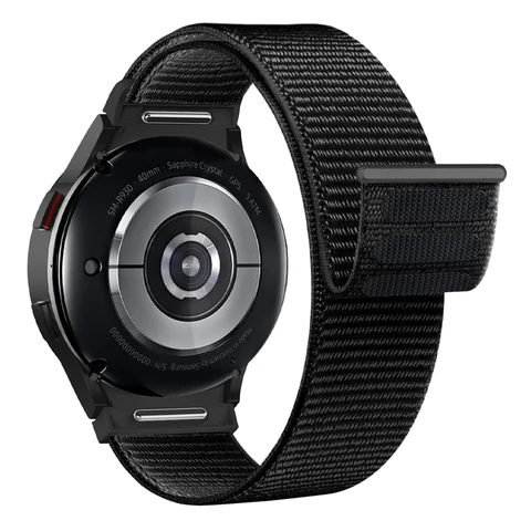 Banda para Samsung Galaxy Watch 7/6/4/Classic/5 Pro 44mm 40mm Pulso No Gaps Nylon Sport Loop Correa Bracelet Galaxy Watch 7 Strap