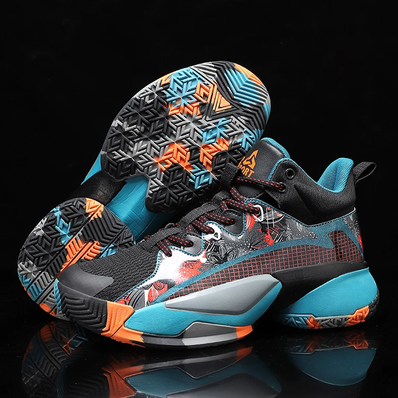 2022 Men Basketball Shoes Sneakers Men Cement Floor Outdoor Wearable Basketball Sports Shoes High Quality Wholesale