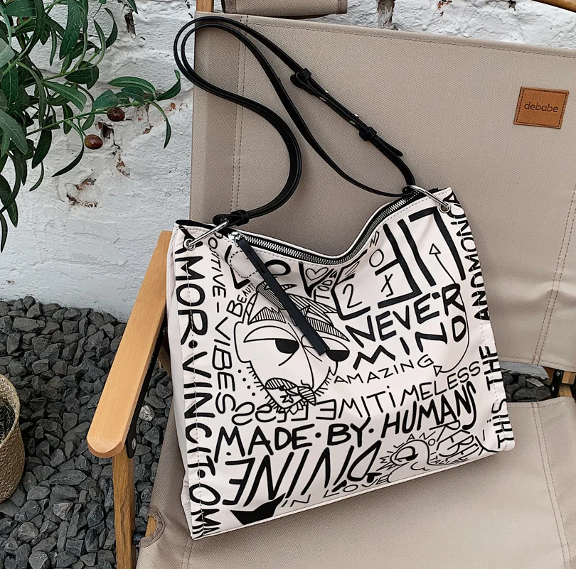 

Graffiti – fashion women's handbag, designer luxury brand, large capacity handbag, 2022