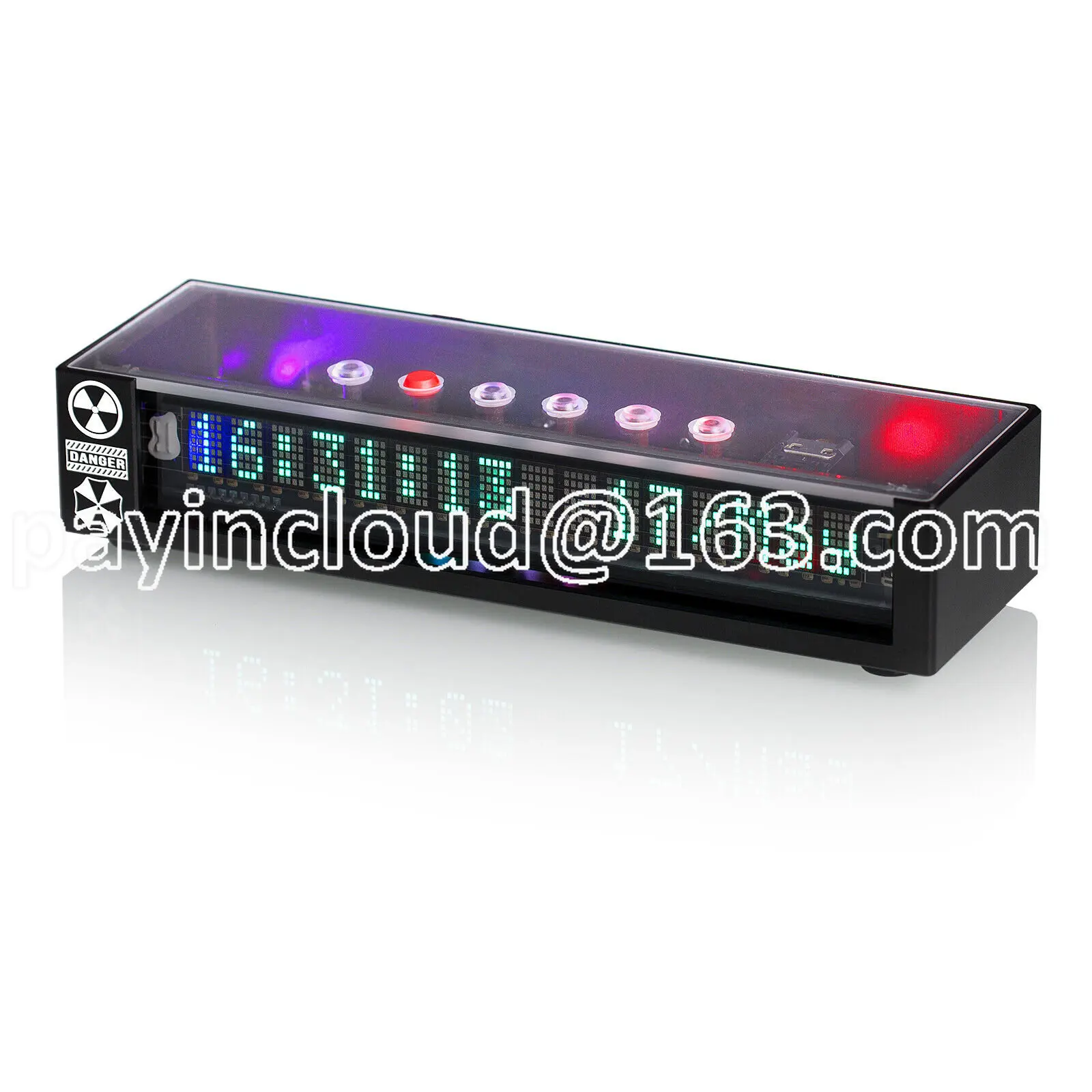 

VFD Clock Page Turning Clock Timer Music Level Meter Vacuum Screen Rhythm Light