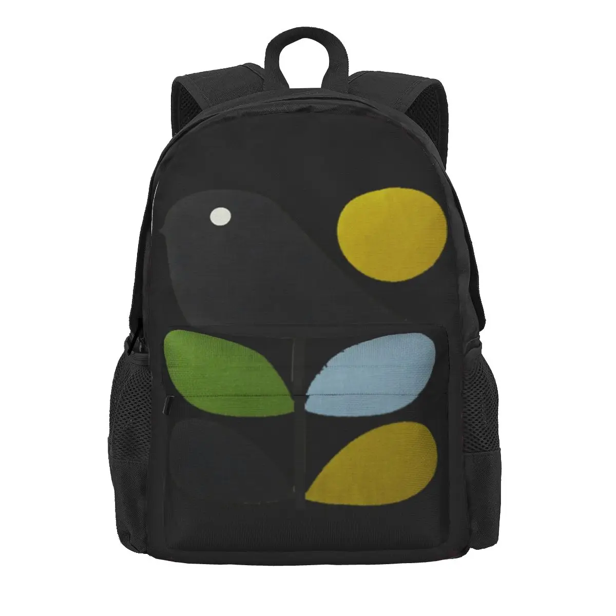 

Orla Kiely Multi Stem Colorful Fabric Backpacks Large Children School Bag Shoulder Bag Laptop Rucksack Casual Travel Rucksack