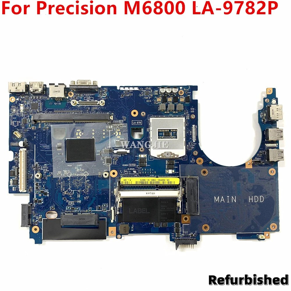 Материнская плата для ноутбука Dell Precision M6800 GDMGC 0GDMGC CN-0GDMGC PGA947 VAR10 LA-9782P DDR3 восстановленная на 100% рабочий