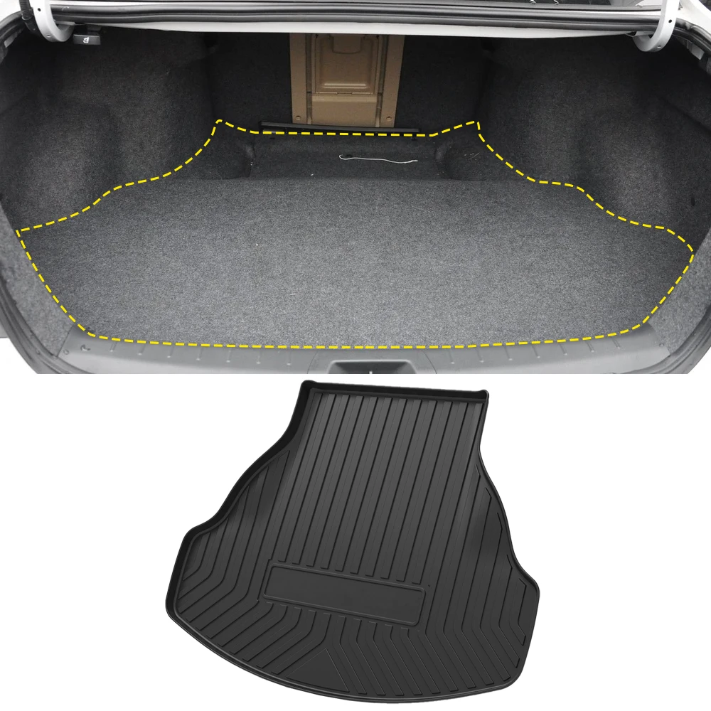 

For Honda Accord 8th 2007-2012 Auto Car Cargo Liner All-Weather TPE Non-slip Trunk Mats Boot Tray Carpet Interior Accessories