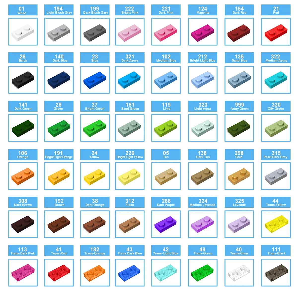 10 шт. высокотехнологичных сборных частиц 92746 мини кирпич для волос Набор