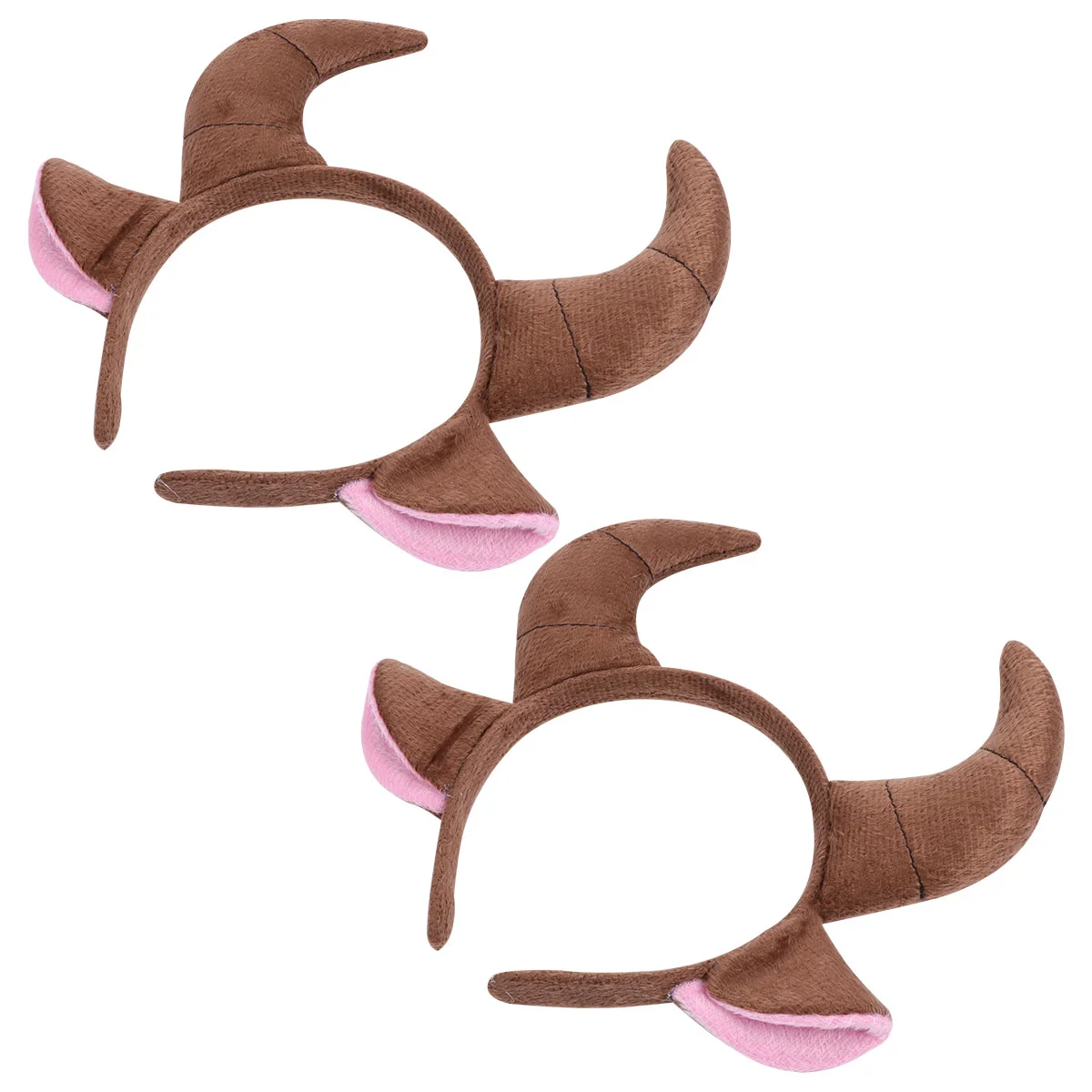 

Uonlytech Bull Horns Headband Cow Ears Headband Halloween Festival Theme Party Cosplay Costume Cartoon Horn Headdress