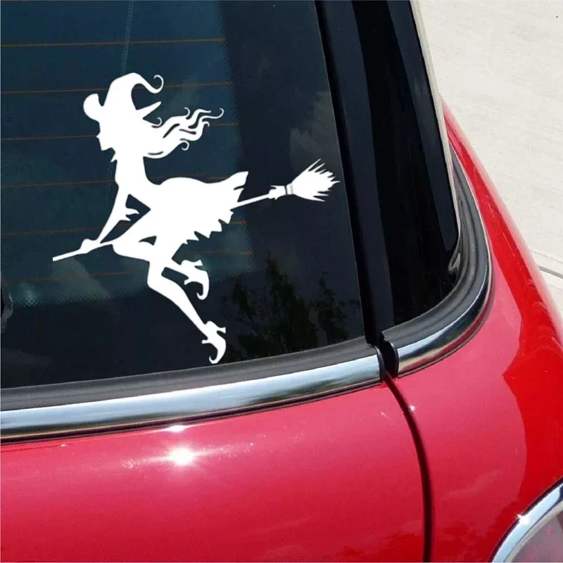 Высекающая виниловая наклейка автомобильная ведьма водонепроницаемые