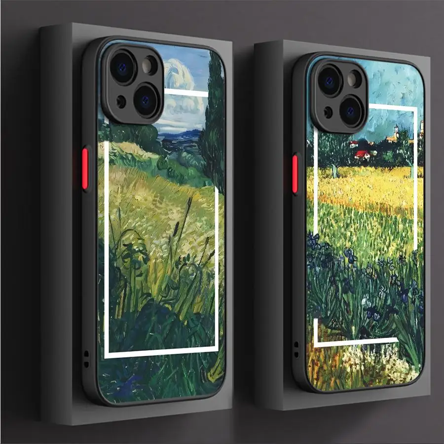 Van Gogh Phone Case for iPhone 15 16 Pro Max 14 Plus 12 13 11 SE XR XS X 15Pro 7 8 Mini Funda