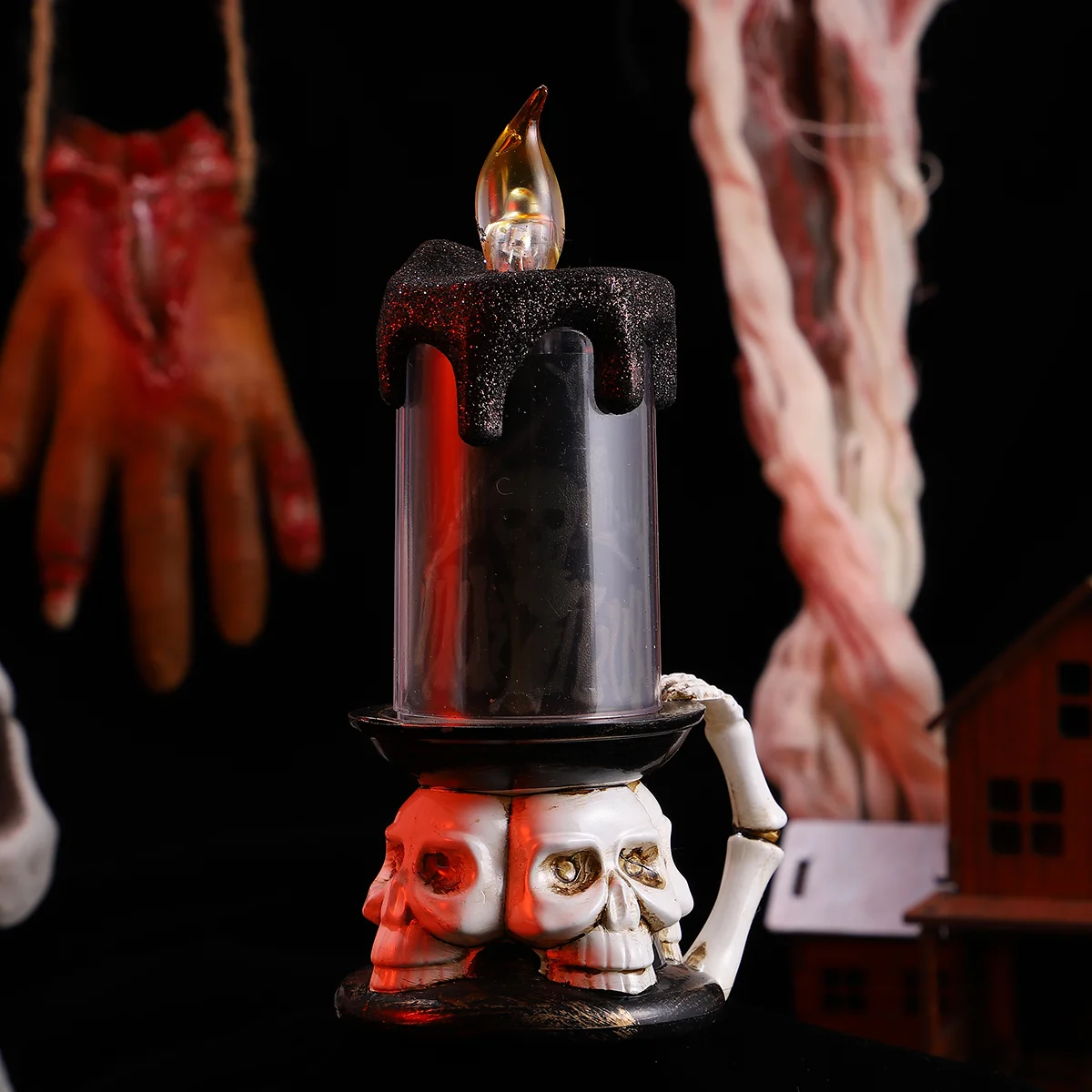

Flameless Flickering Tea Horror Decorative Electric Lights Party Supplies