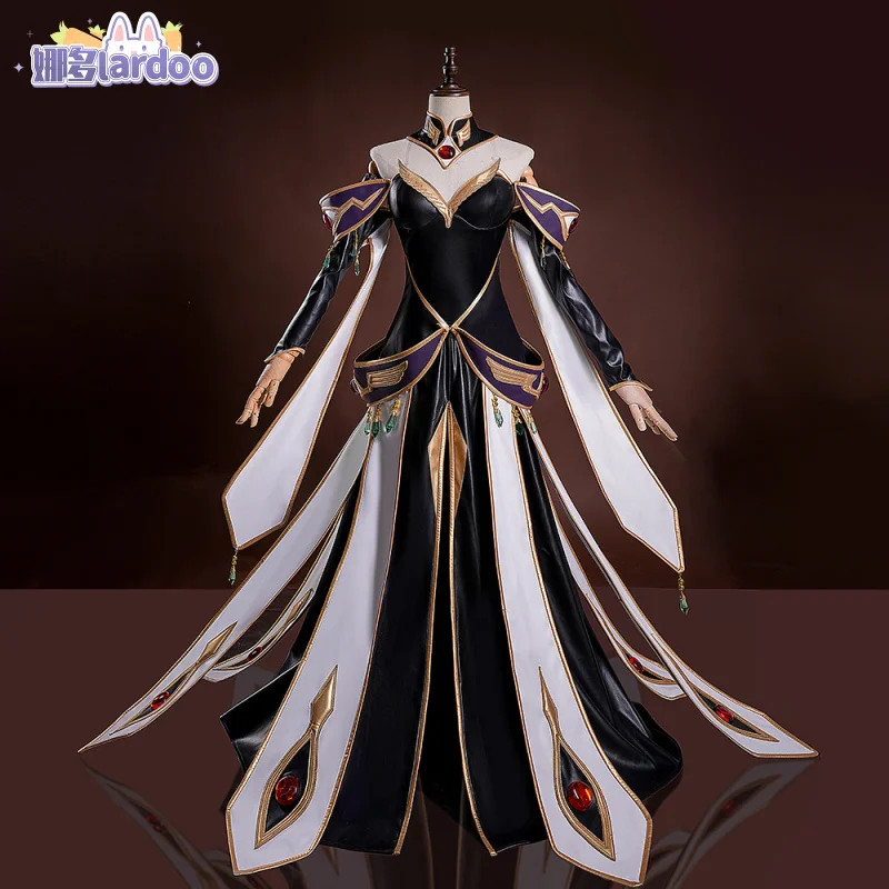 Аниме CODE GEASS Lelouch of The Rebellion C.C.CC Queen Косплей Костюм Униформа Вечернее Платье Женский