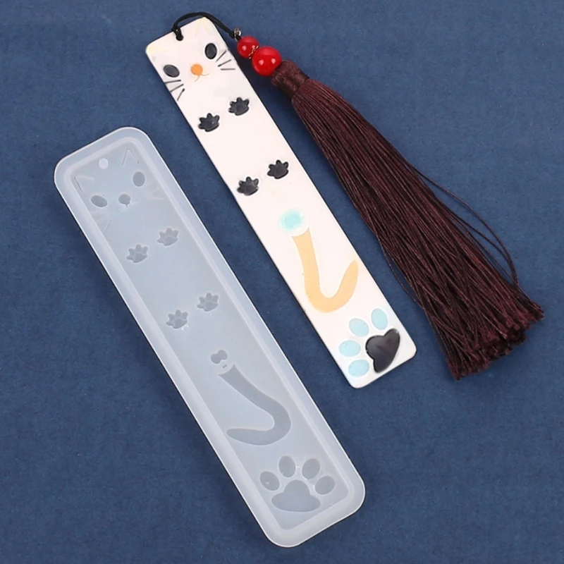 

Прямоугольная силиконовая Закладка, форма для смолы, сделай сам, форма для закладки, инструменты для изготовления ювелирных изделий из эпок...