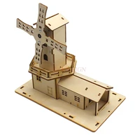 physics sound and light rotating windmill diy model making technology gizmo student gift for children handmade toy kit