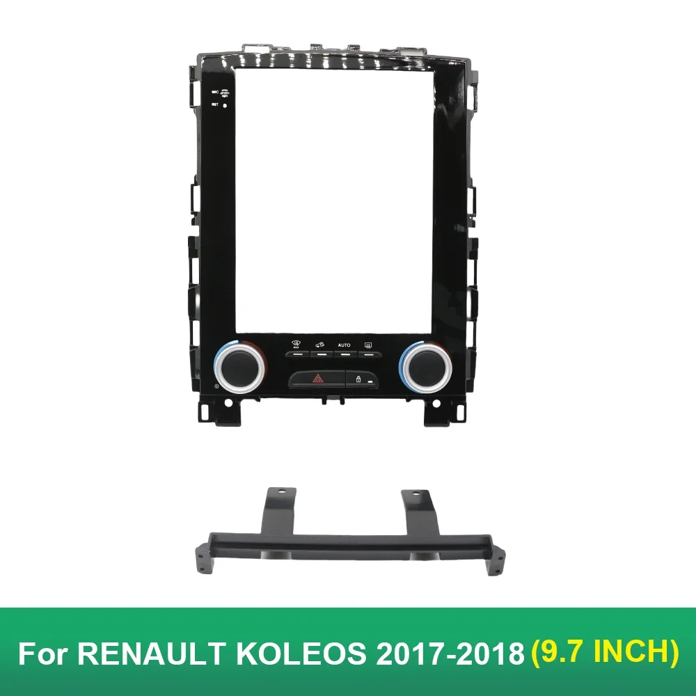 

Рамка автомобильного навигатора 9,7 дюйма для RENAULT KOLEOS 2017-2018, панель DVD-плеера, рамка автомобильного радио, рамка Android
