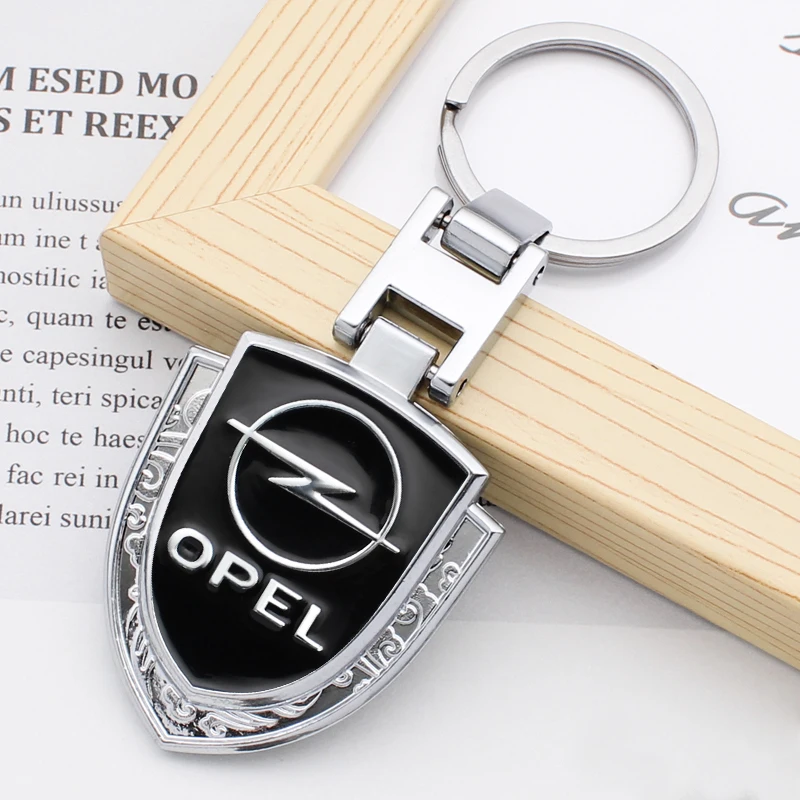 

Car Emblem Shield Card Shape Keychain Key Ring Accessories For Opel Astra H G J Corsa Vectra Insignia Astra Antara Meriva Zafira