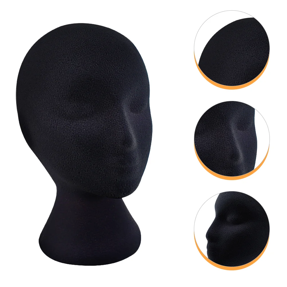 

Head Mannequin Stand Display Model Foam Heads Manikin Holder Hat Maniquins Hair Practice Female Bald Makeup Canvas Face Manican