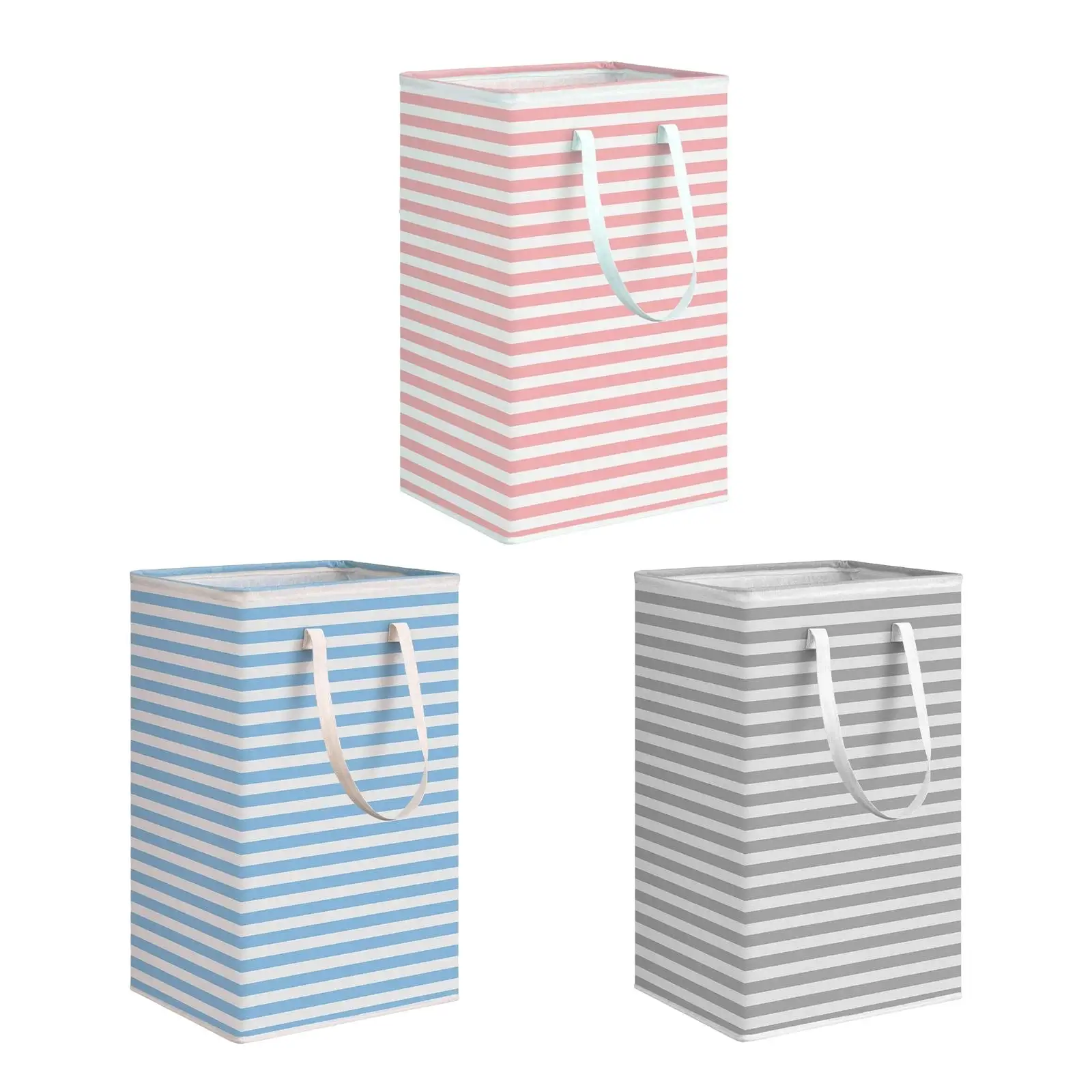 

Freestanding Laundry Hamper with Handles Washing Bin Waterproof Clothes Hamper Storage Basket for Utility Room Dorm Hotel