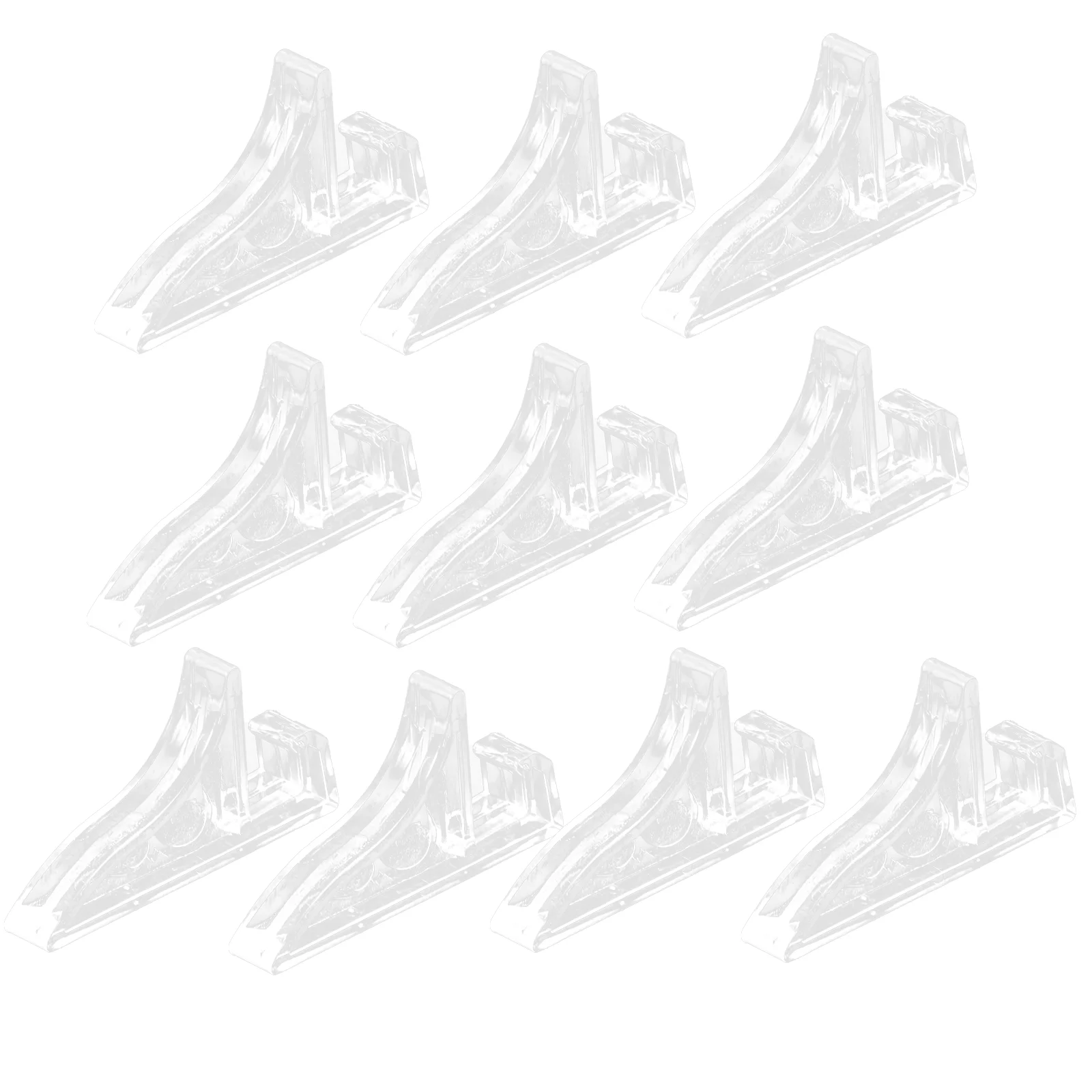 10 шт. подставка для фоторамки прозрачные полки монитора фотографий пластиковые