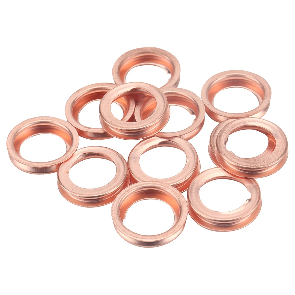 

Washer Oil Drain Plug Metal 11026-01M02 Car Accessories Copper Color Gasket Replacement Stable Characteristics