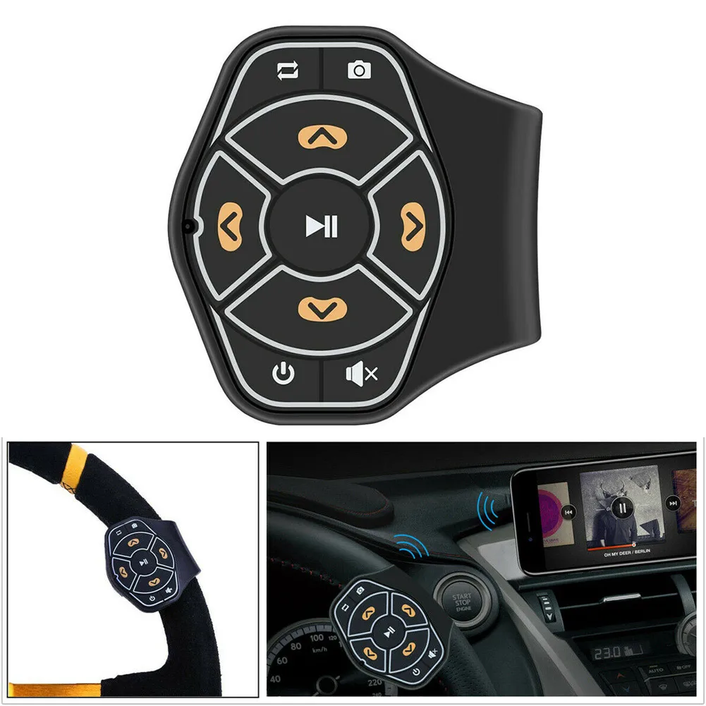 

Беспроводная Автомобильная кнопка для рулевого колеса с поддержкой Bluetooth