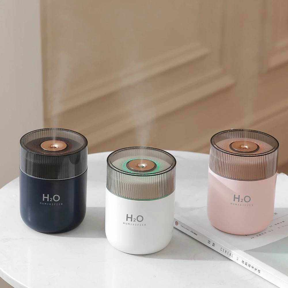 

380ML USB Humidifier Ultrasonic Mist Maker Home Office Air Freshener Mini Moisturizing Sprayer Colorful Night Lamp Auto Shut-off