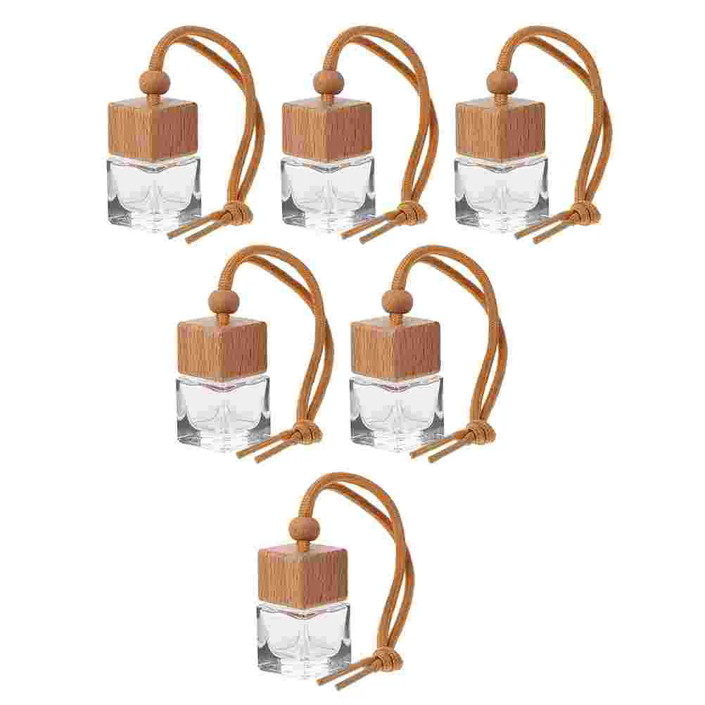 

Car Hanging Bottle Diffuser Air Freshener Essential Pendant Ornament Mirror Decor Oils Interior Refillable Rearview Empty