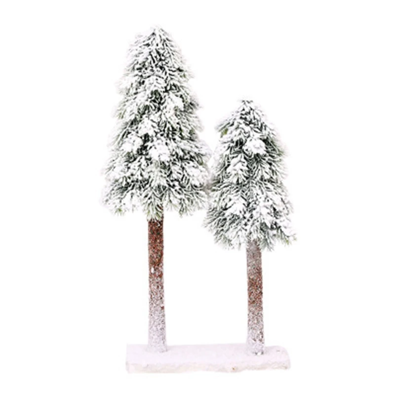 

Christmas Artificial Tree Simulation Cedar Falling Snow Flocking Fake Trees New Year Decorations For Home Accessories