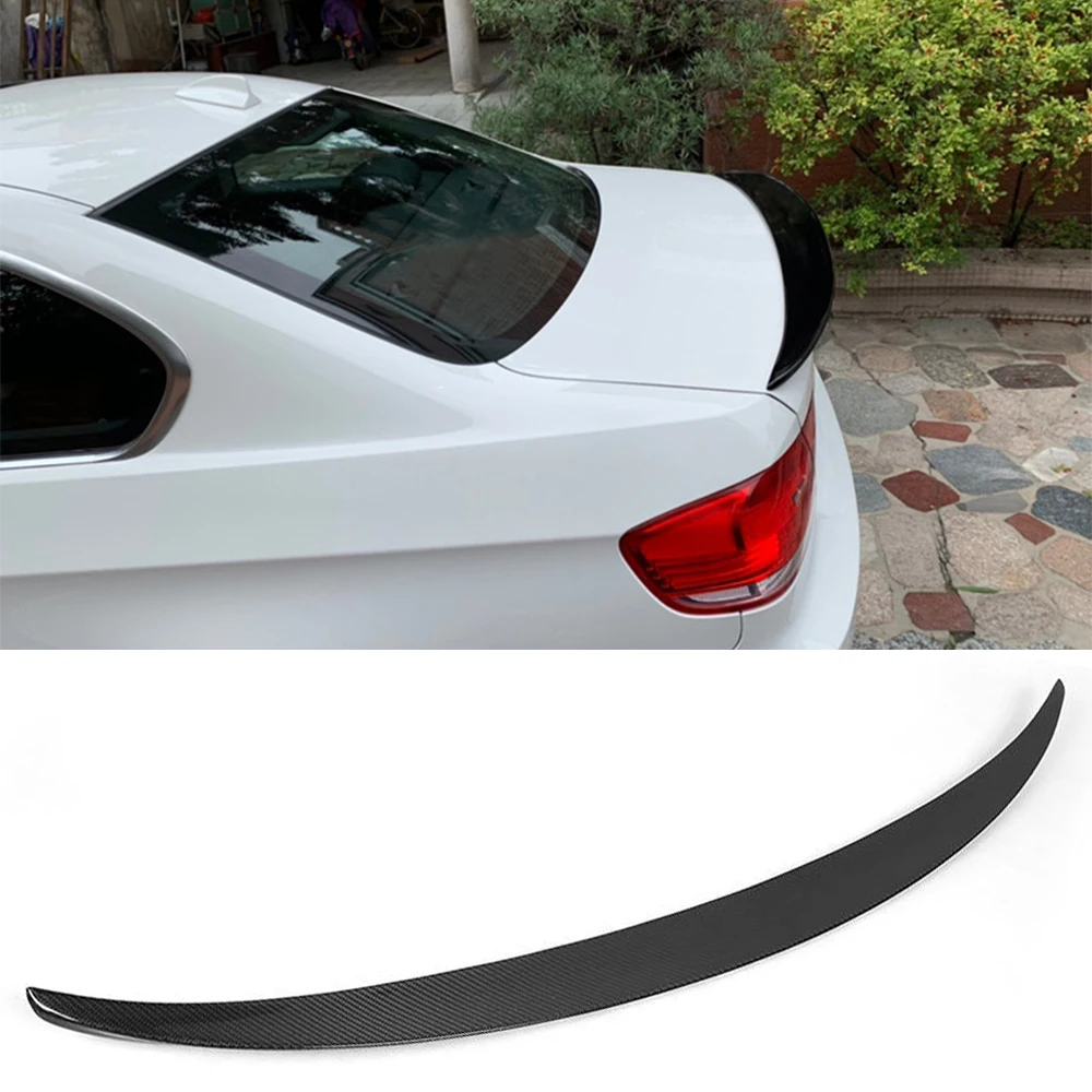 Задняя Крышка багажника из натурального углеродного волокна спойлер крыло для BMW