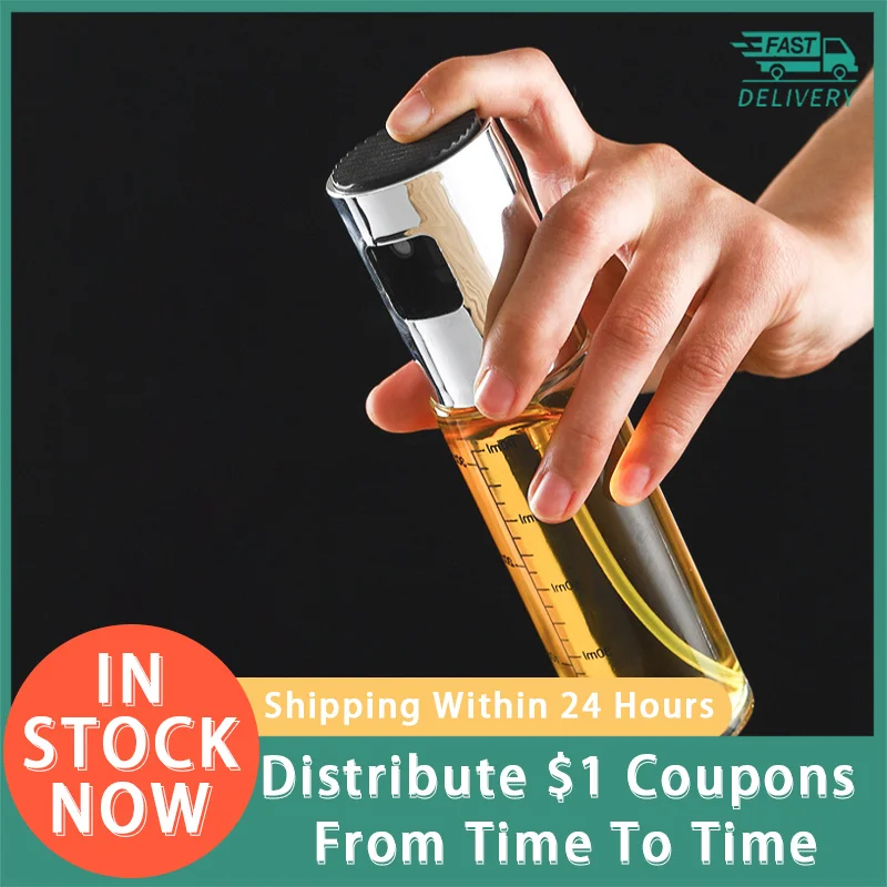

2022 BBQ Cooking Olive Oil Sprayer Olive Oil Spray Kitchen Baking Oil Spray Empty Bottle Vinegar Bottle Oil Dispenser Salad