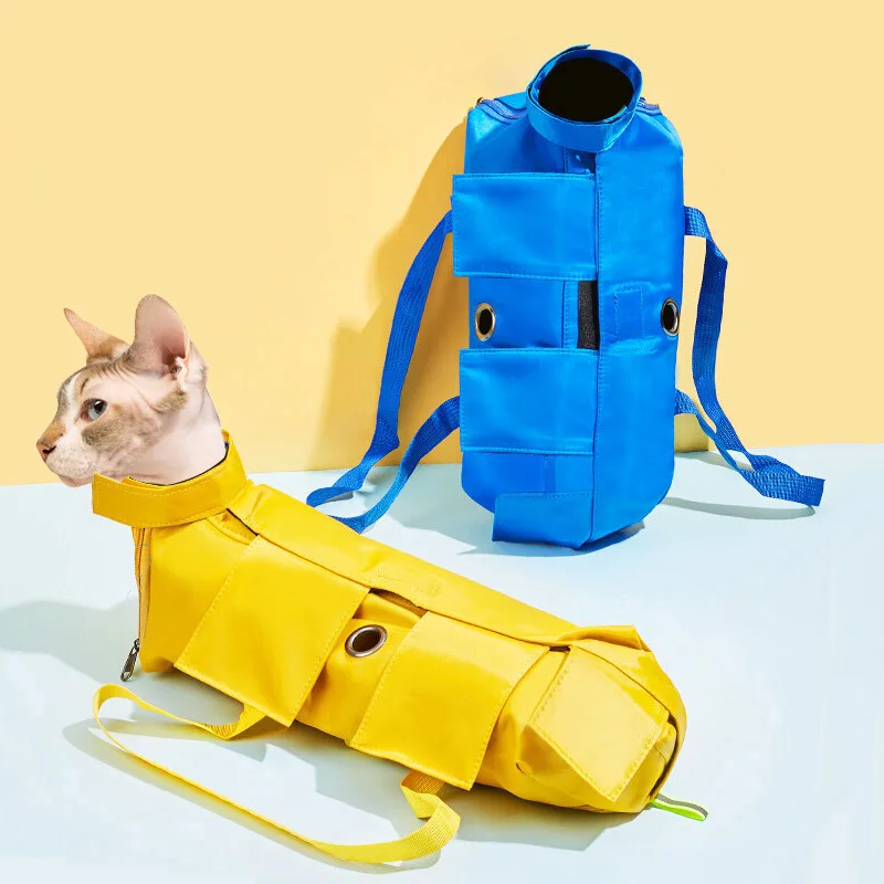 

Pet Carrier Cat Restraint Bag for Claw Care Nail Trimming Anti-Scratching Grooming Bag Trimming Bathing Bag