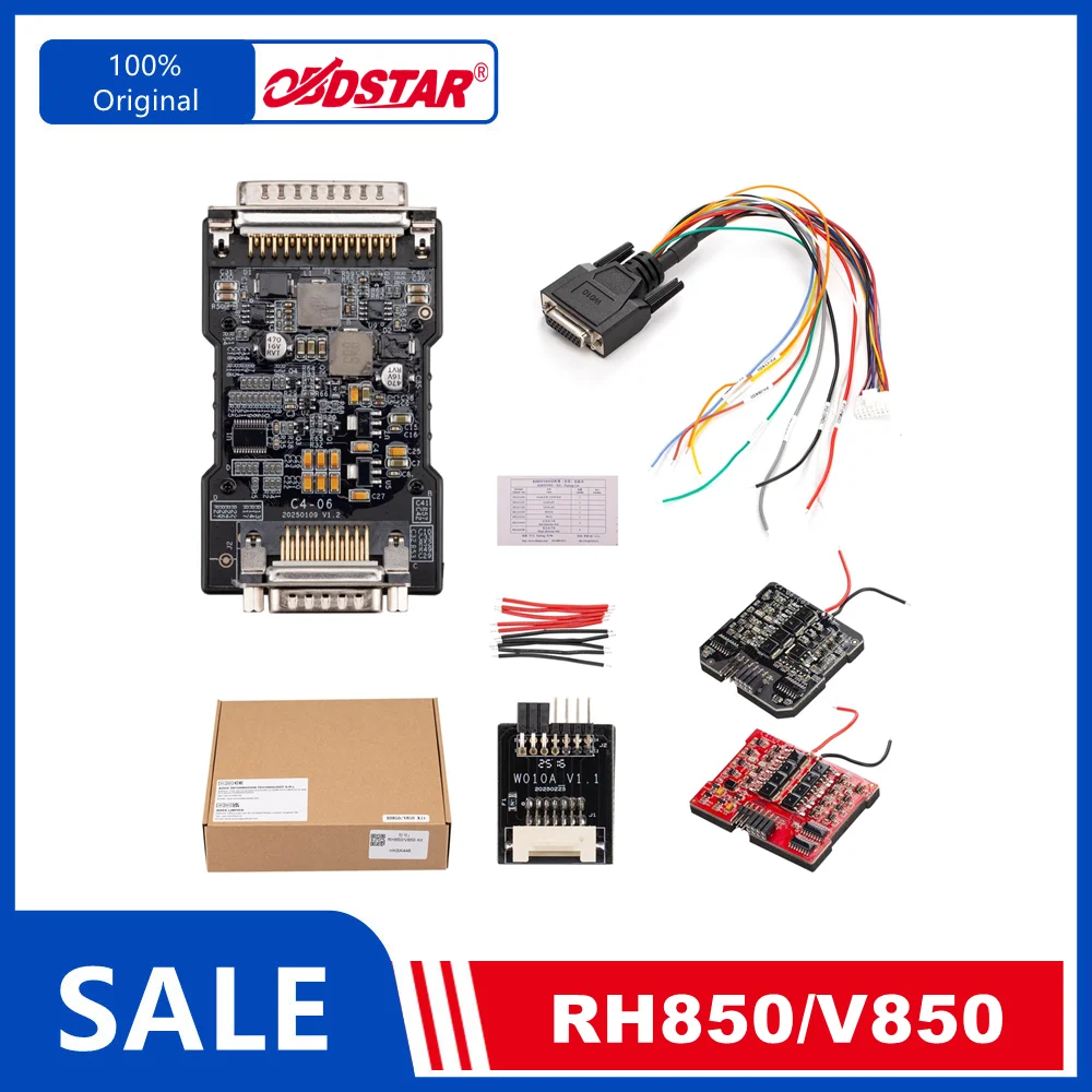 

Комплект Адаптеров OBDSTAR RH850/V850 Для X300 G3/X300 PRO4/P50, Совместимый С MQB AKL, Для Сброса Подушек Безопасности