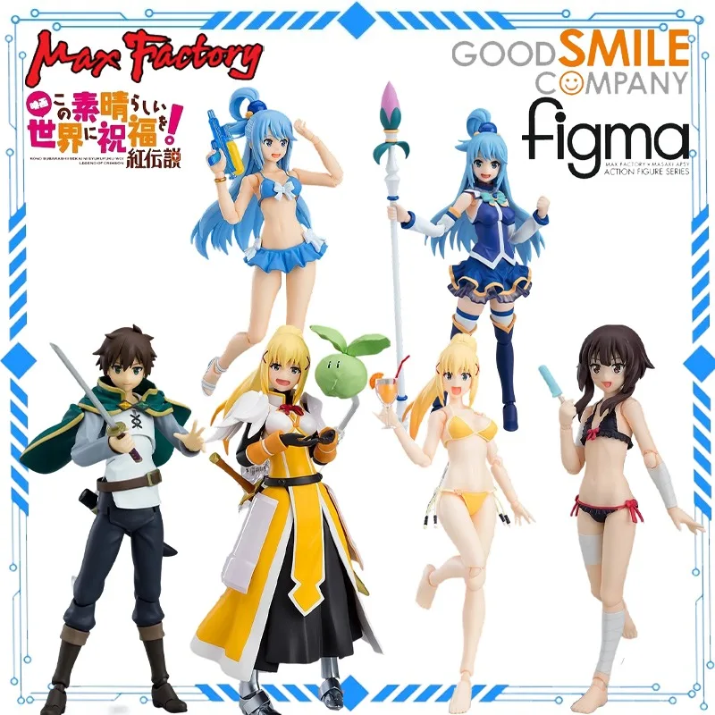 Фото MAX Original FigmaEX-063 Kono Subarashii Sekai Ni Syukufuki Wo! Коллекционная кукла-фигурка Legend of Crimson Akya: Изысканная модель ручной работы №1