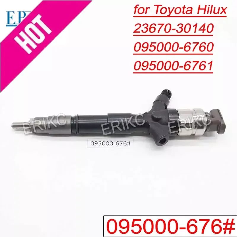 095000 -6761 Топливная форсунка Common Rail -6760 23670-39186 Дизельная для Toyota Hilux 23670-30140 23670-39185