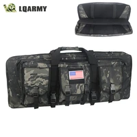 32in 81cm double rifle bag outdoor tactical carbine cases long gun case bag for hunting shooting range sports storage transport