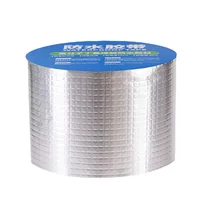 Aluminum Foil Butyl Rubber Self Adhesive Tape High Temperature Resistance Waterproof Stop Leak Tape for Wall Crack Duct Repair