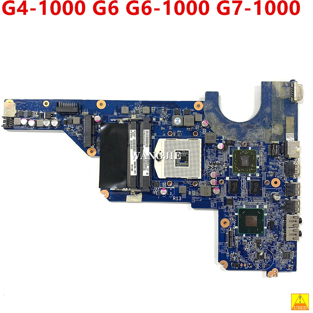 Used For HP G4 G4-1000 G6 G6-1000 G7-1000 Laptop Motherboard With HD6470M 1GB-GPU 636375-001 650199-001 DA0R13MB6E0 DA0R13MB6E1