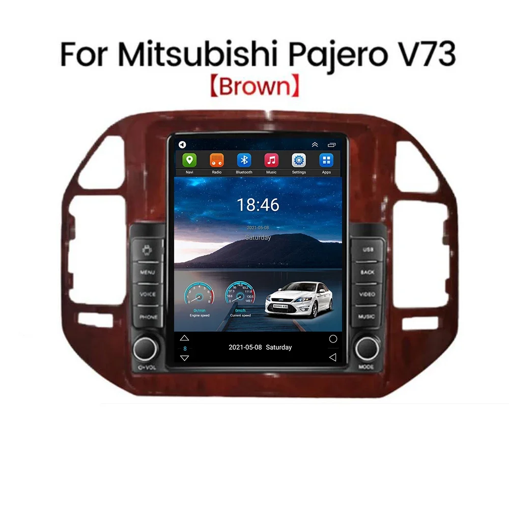 

Android 12 Carplay 5G LTE для Tesla Вертикальная Автомобильная магнитола для Mitsubishi Pajero V60 V68 V73 1999-2006 мультимедийный плеер GPS