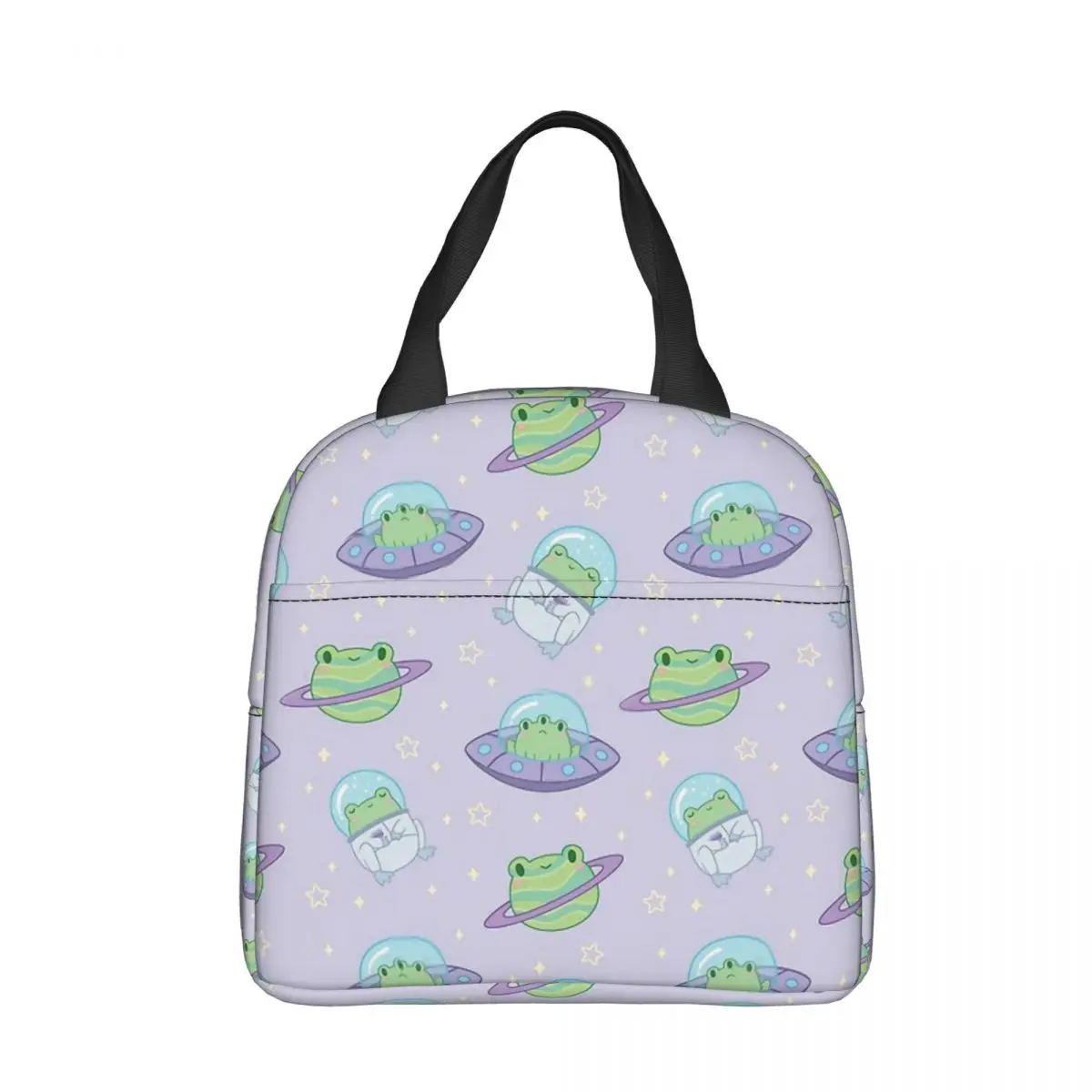 

Cute Cosmic Animal Oxford Cloth Portable Bags Frog School Trip Lunch Hiking Debris Cooler Food Handbags