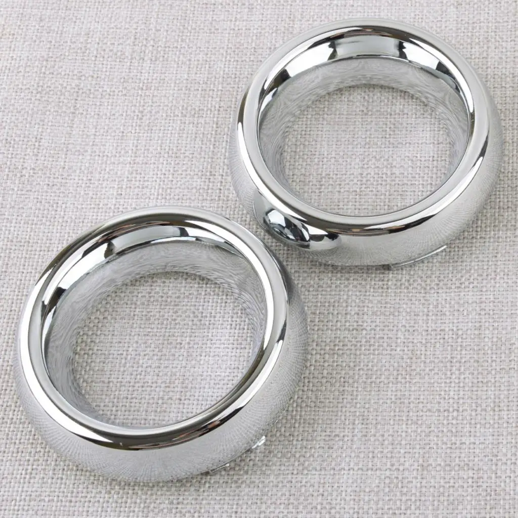 

2Pcs Chrome Style ABS Car Front Fog Light Trims Bezels Fit for Dodge Durango GT Limited SXT 5113680AA CH1038161