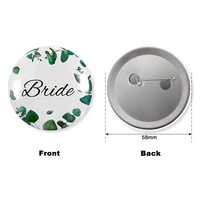 1pc bride to be badge team bride button pin bachelorette party decoration badge hen party wedding party engagement gifts