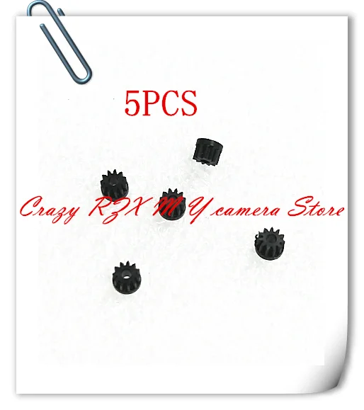 Запасные части для ремонта камеры 5 шт. черная Шестерня двигателя апертуры