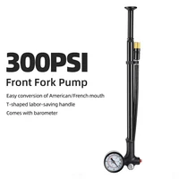portable bicycle front fork pump high pressure air shock pump for fork rear suspension cycling air inflator road bike accessory