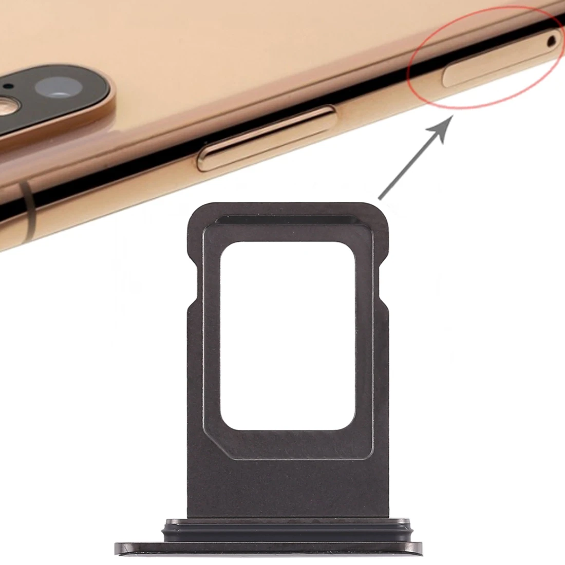 

for iPhone XS Max Double SIM Card Tray for iPhone XS Max