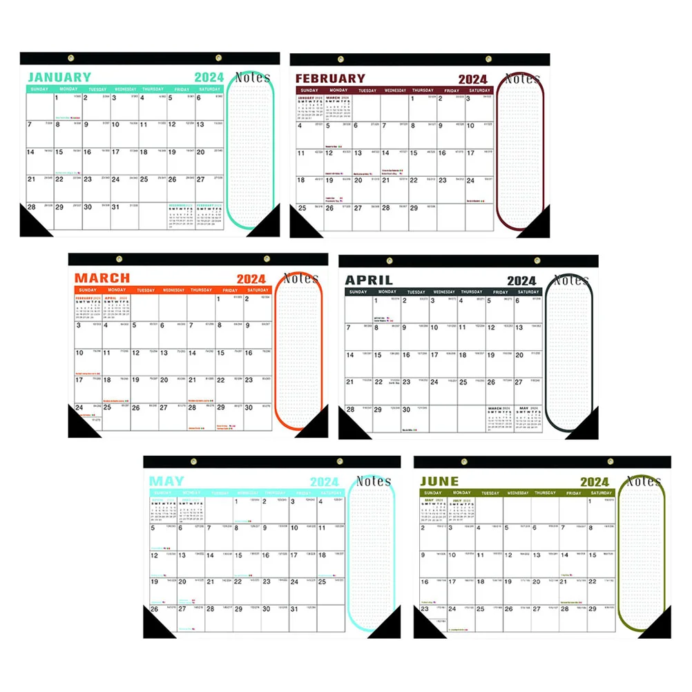 

Clear Printed Hanging Calendar Delicate Monthly Calendar Home Planning Wall Calendar