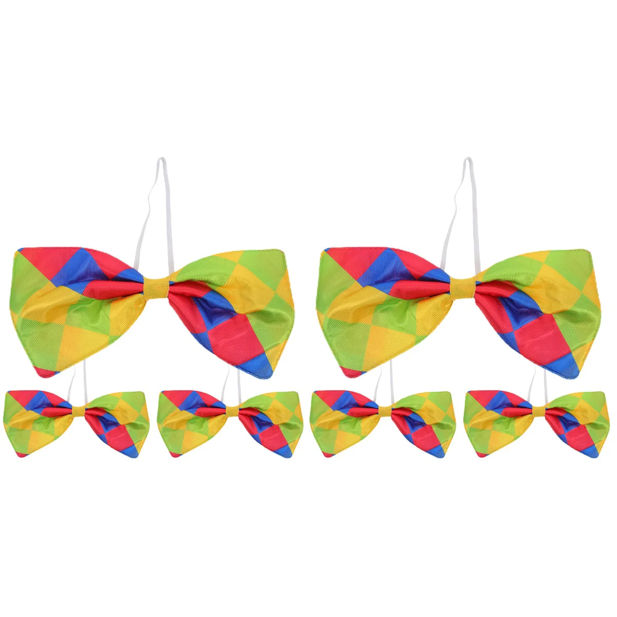 

Clown Bow Tie Fancy Costume Accessories Masquerade Bowtie Prop Collar Dress Role Play