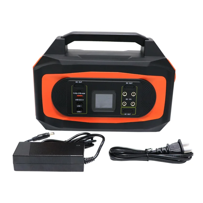 

High Capacity 110v 220v Rechargeable Lithium Portable Power Station Solar Generator for Camping