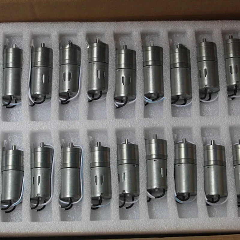 Микро 25 мм полностью металлический строительный двигатель постоянного тока 1 5-7 4