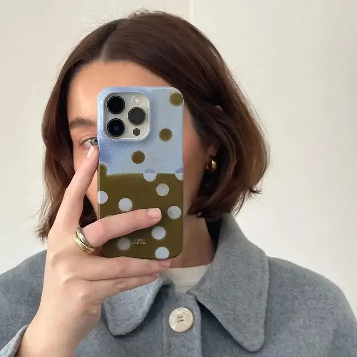Фото Роскошный чехол Clmj Lake Polka Dot для Samsung Galaxy S20 S23 S24 S25 S26 FE Plus Ultra Edge 4G 5G, двухслойный, с защитой задней панели №4