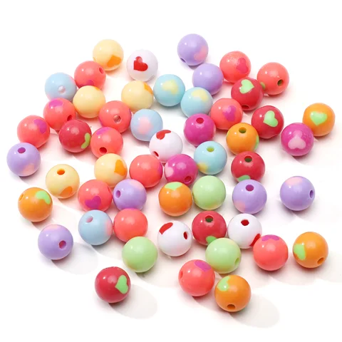 Акриловые бусины зебра 10-20 шт.