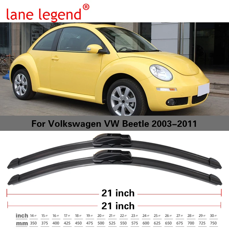 Щетки стеклоочистителя для Volkswagen VW New Beetle 2003 2004 2005 2006 2007 2008 2009 2010 2011