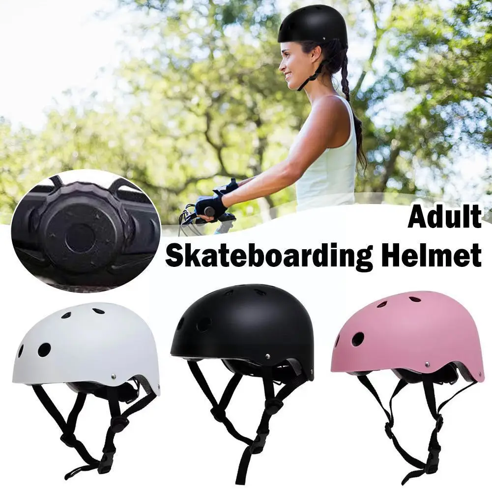 

Adult Skateboarding Helmet Outdoor Impact Resistance For Bicycle Cycling Rock Climbing Roller Skating Thickened Inner Cushi J2T5